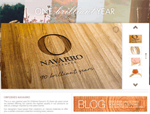 Tablet Screenshot of orfebresnavarro.com